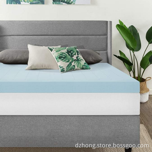 4 Inch Gel Infused Memory Foam Topper Queen